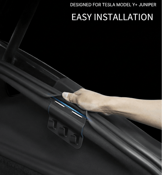 Organização Eficiente do Porta-Malas do Tesla Model Y