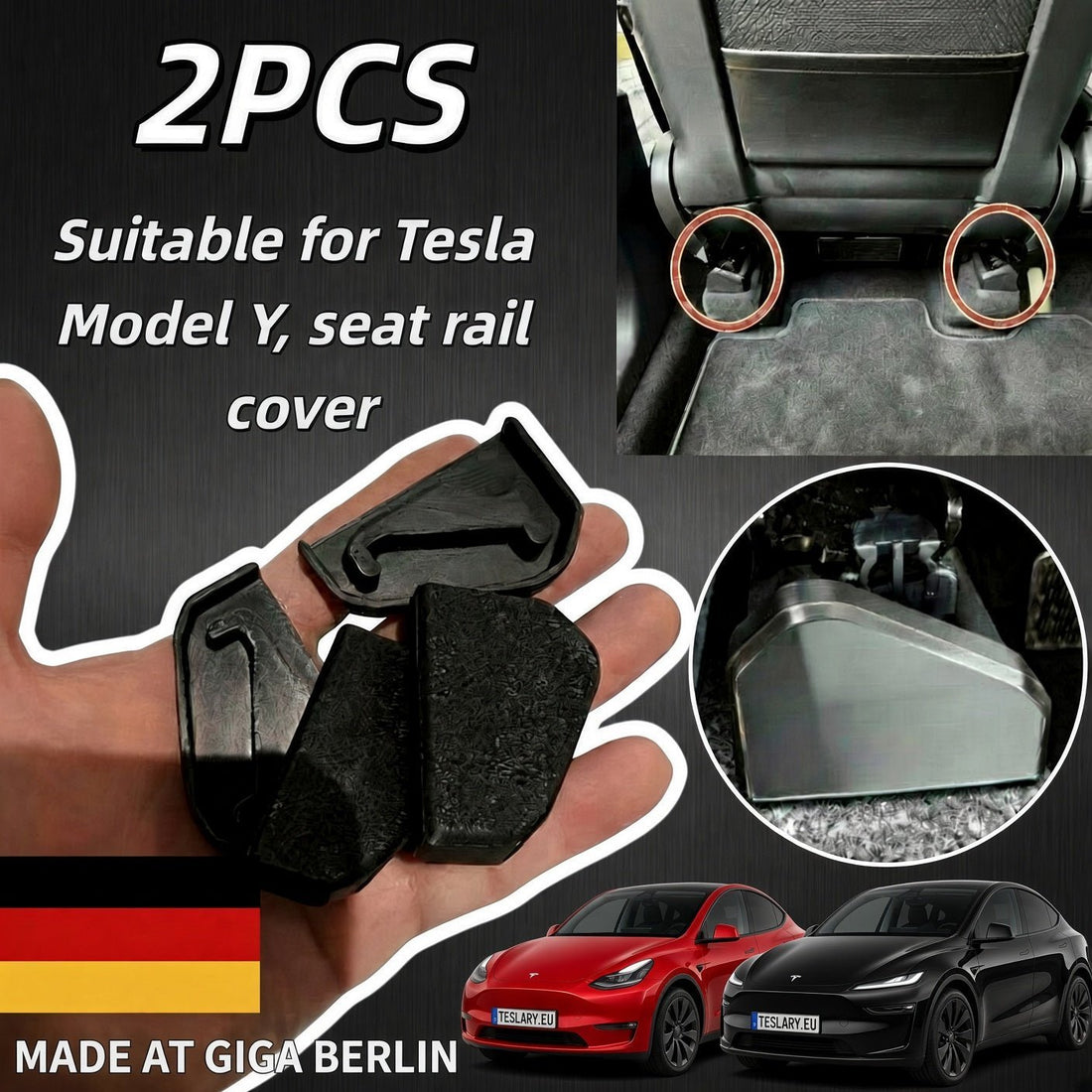 Tesla Model Y SnapOn Sitzschienen-Schützer: Ultimativer Schutz