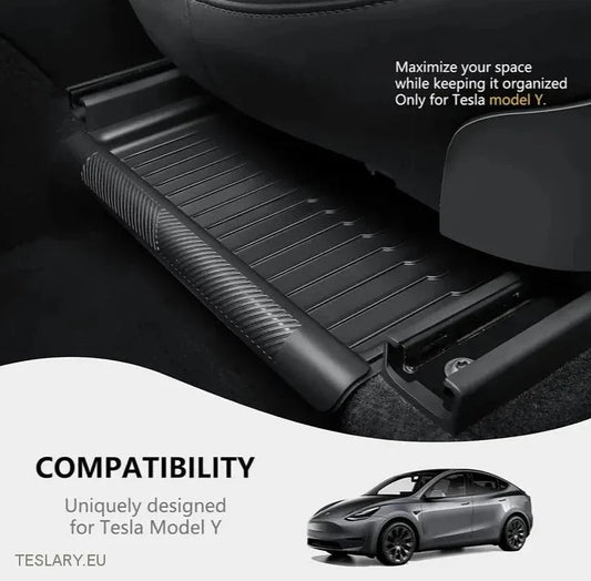 Tesla Model Y Underseat Organiser Enhances Storage Space