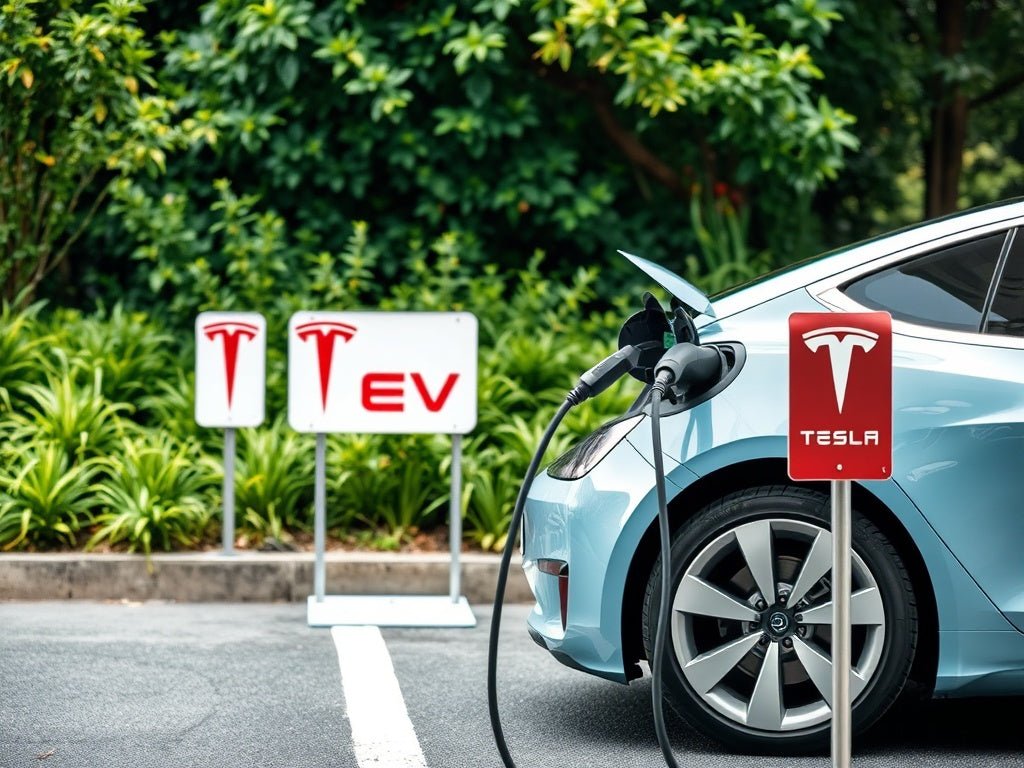 Tyylikkäät ja kestävät opasteet sähköautojen parkkitilaan – Tee vaikutus autollesi jo tänään! ⚡🚗