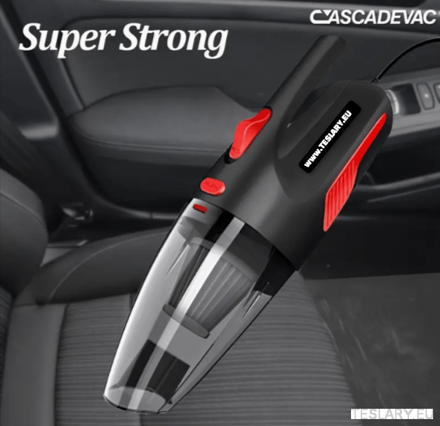 Aspirador de Mão Poderoso para Limpeza no Tesla