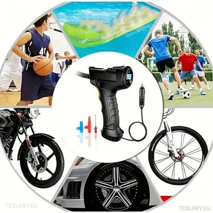 12 Volt Tyre Inflation Compressor Gun - TESLARY Tesla Shop Accessories Europe Nederlands Ireland Deutschland Espana Alicante France Italia
