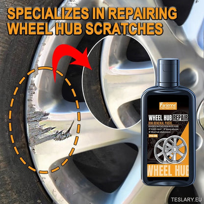120g Premium Hub Repair Kit Hub Detaljering Restorer Oxidation, ridser og slidfjerner Bilhjulspolering Pasta Reparation Buler, der ikke efterlader spor for at forbedre bilvedligeholdelse