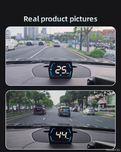 SmartDrive 2024: Advanced Car HUD GPS -vel és biztonsági riasztásokkal