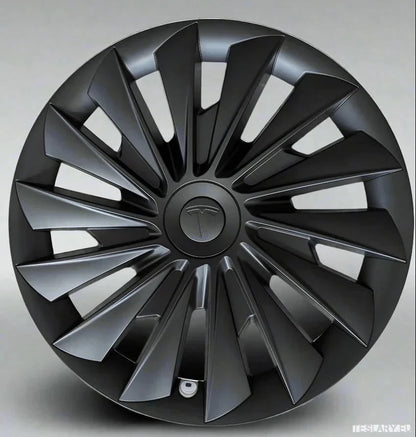 18" Tesla Model 3+ Highland Performance Induction Style Kołpaki - Matowa czerń