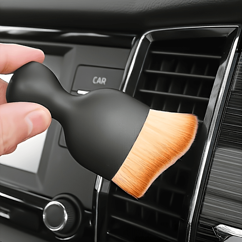 1pc Tesla & Other EV Interior Cleaning Brush, Compact Soft Bristle Brush, Car Seat Centre Console Gap Interior Dust Removal, Car Interior Air Conditioner Air Outlet Cleaning Brush - TESLARY Tesla Shop Accessories Europe Nederlands Dublin Cork Ireland Deutschland Espana Alicante France Italia