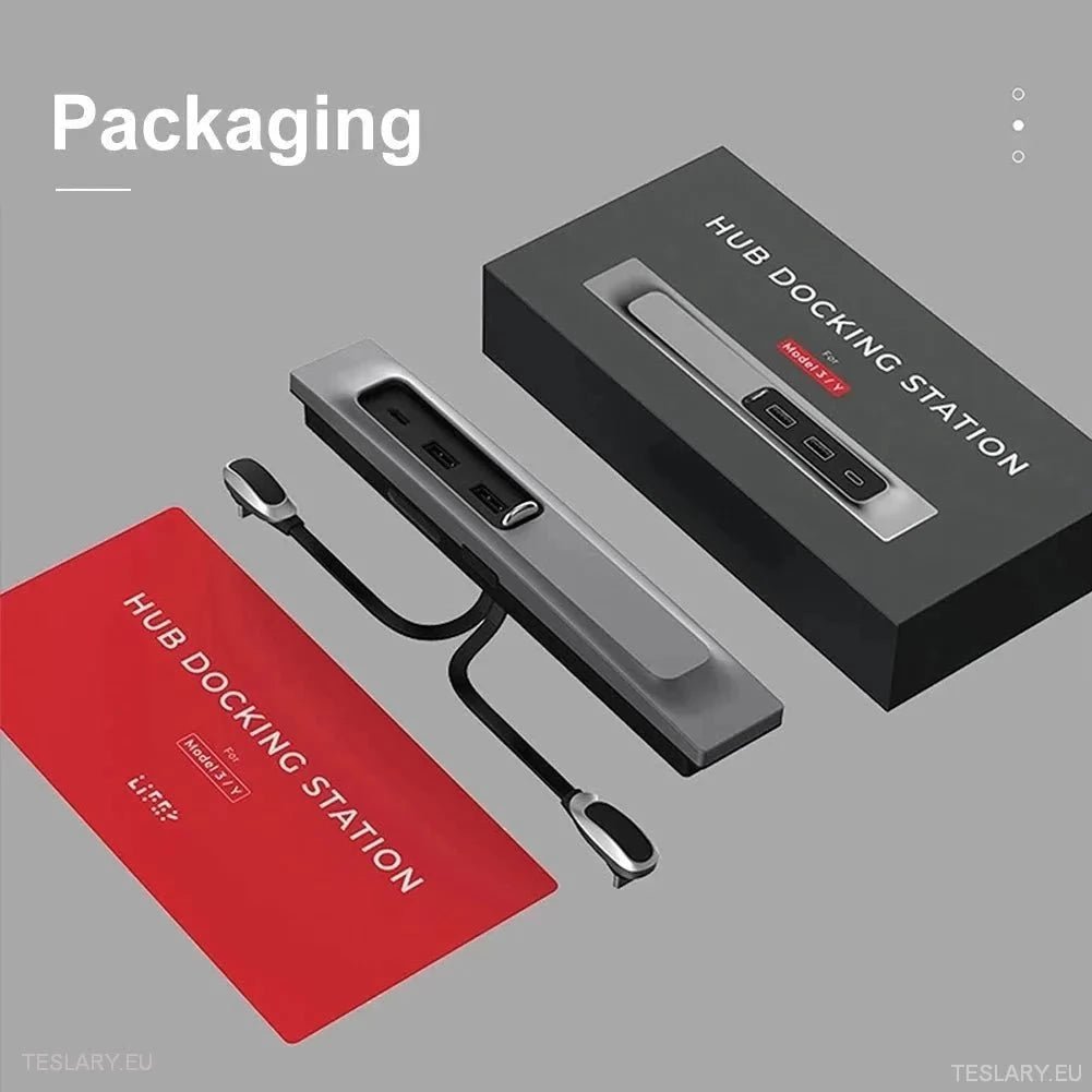3 in 1 USB Premium Expansion Hub for Tesla 3/Y - TESLARY Tesla Shop Accessories Europe Nederlands Dublin Cork Ireland Deutschland Espana Alicante France Italia