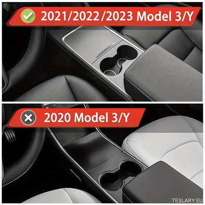 3PCS Center Console Organizer Tray Fit For Tesla Model 3 / Y Armrest Hidden Cubby Drawer Storage Box Interior Accessories - TESLARY Tesla Shop Accessories Europe Nederlands Dublin Cork Ireland Deutschland Espana Alicante France Italia