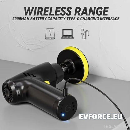4 in 1 Multi Gear Portable Mini Cordless Car Polishing Machine for Tesla , BYD , MG & More - TESLARY Tesla Shop Accessories Europe Nederlands Ireland Deutschland Espana Alicante France Italia