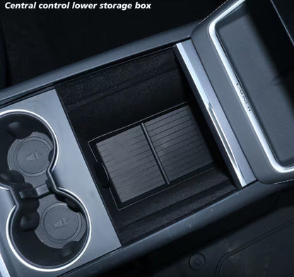 6 in 1 Storage Organiser Set for Centre and Front Console of the Tesla Model Y+ Juniper - TESLARY Tesla Shop Accessories Europe Nederlands Dublin Cork Ireland Deutschland Espana Alicante France Italia