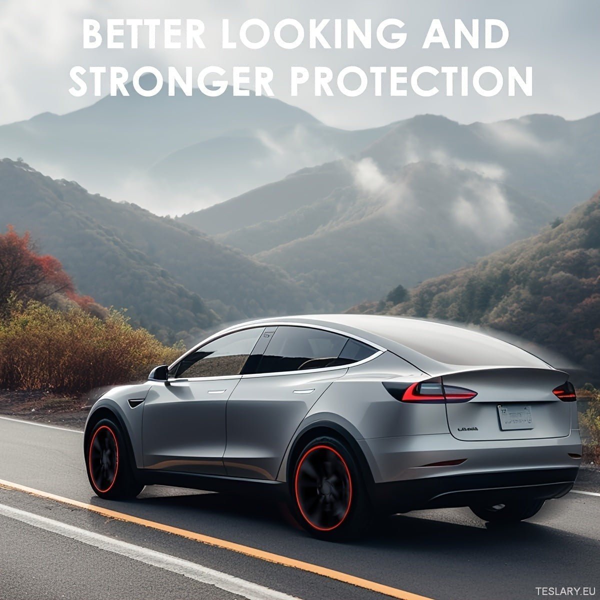 8M Car Wheel Rim Edge Protector, Rubber Wheel Hub Rim Guard, Vehicle Tyre Rim Decor Sticker Strip, Universal Automotive Accessories for Curb Rash and Wheel Scratch Prevention - TESLARY Tesla Shop Accessories Europe Nederlands Dublin Cork Ireland Deutschland Espana Alicante France Italia