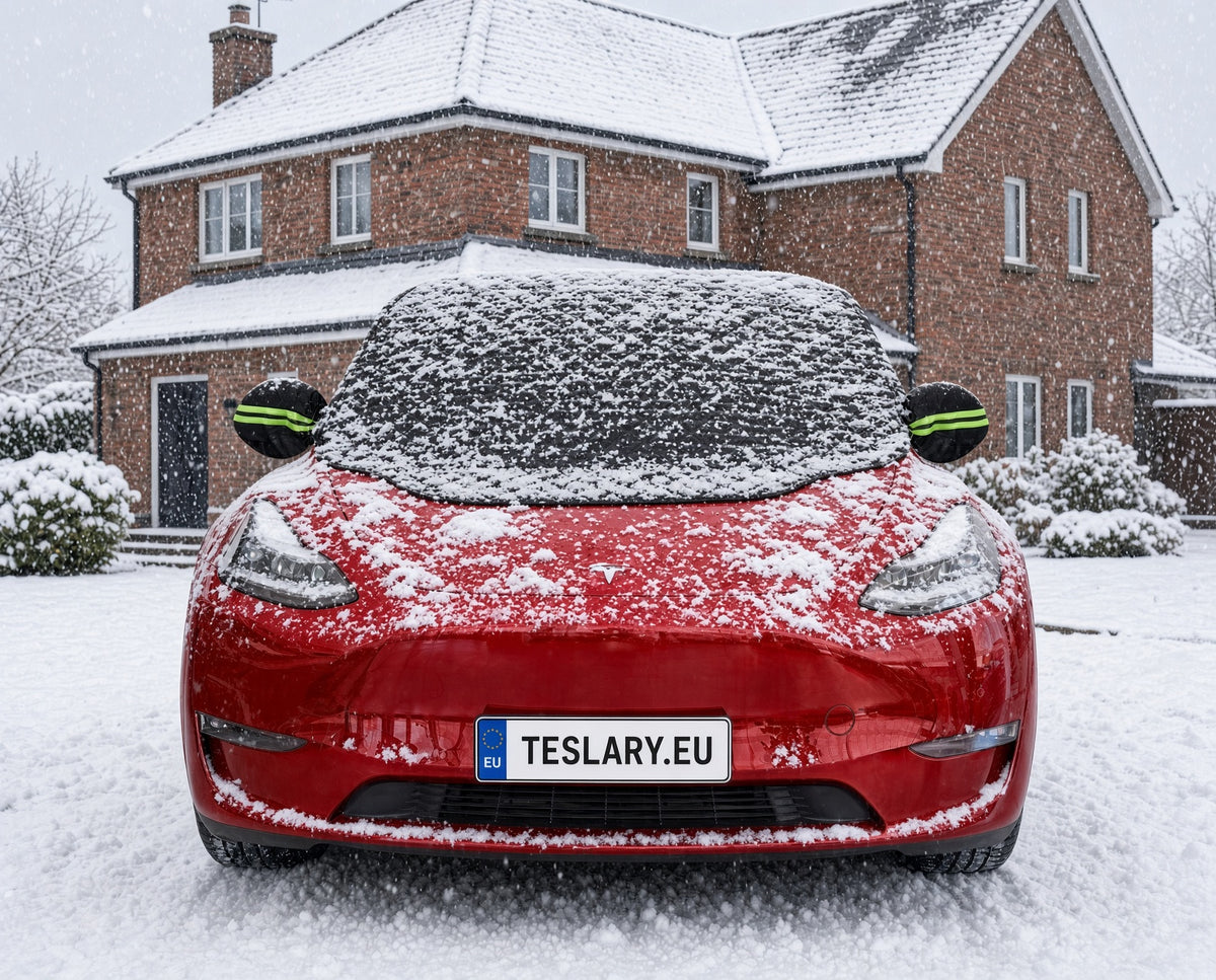 Windshield Snow & Weather Cover for your Tesla Model 3 or Tesla Model Y also Suitable for BYD , MG4 and VW ID4