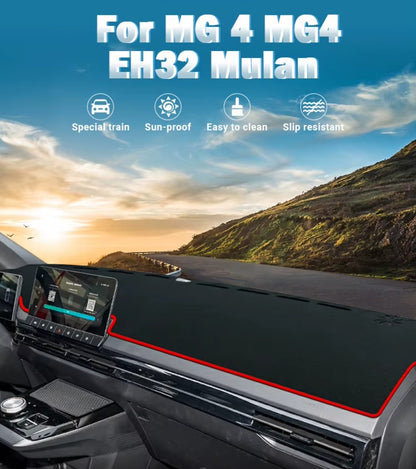 MG4 EV Electric Car Dashboard Cover SunShade Anti-UV Carpets Non-Slip Mats