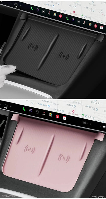 Tesla 3 / y & Highland Silicone Anti Slip Cover για ασύρματο μαξιλάρι φόρτισης