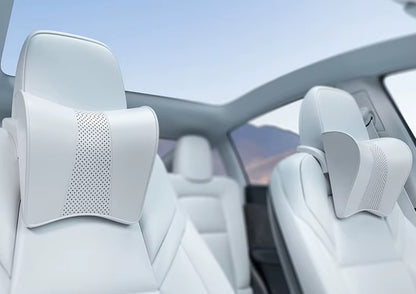 Premium Headrest Pillow with Support for Neck for Tesla Model 3 , Y , Highland & Juniper