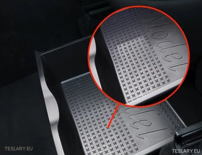 Tesla Model y Front & Aftan TPU sætisskúffan skipuleggjendur