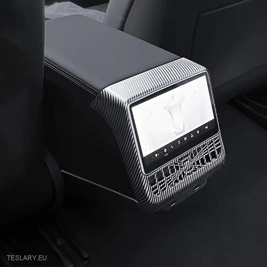 Tesla Model 3 Highland bakluft Ventin ramme karbonfiberstil Trim