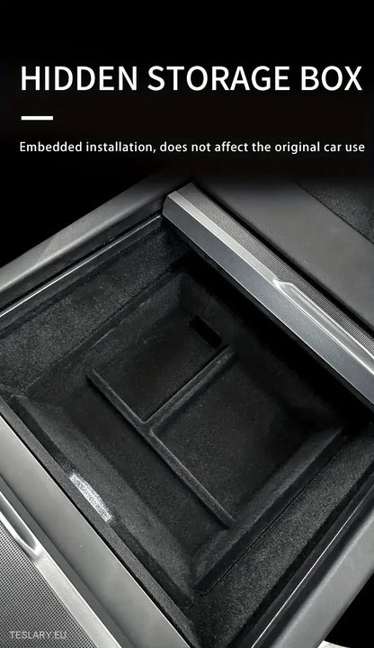 Tesla Model 3+ Highland Center konzol tálcái elülső és hátsó szervezők