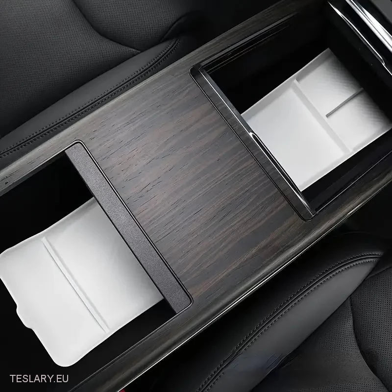 Tesla Model S/X 2022 - 2024 Organizzatore di stoccaggio della console centrale LHD