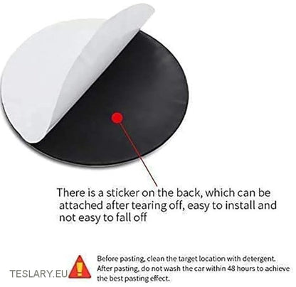 Autocolante cu capac central cu rotile cu logo pentru Tesla 3, Y, S și X