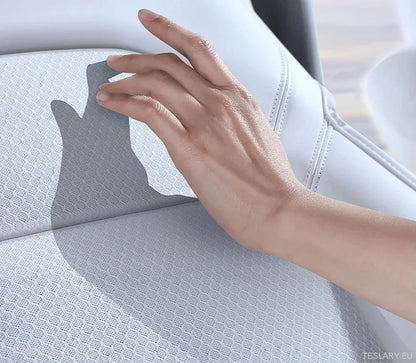 Tesla Model 3/Y Ventileret sædet (r) i sort eller hvidt PU -læder (1 stykke)