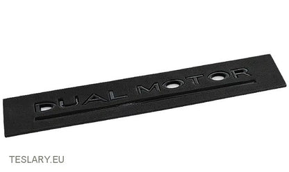 Tesla Modelo 3/Y Dual Motor Logo Emblem Black, Red, Chrome, Gold