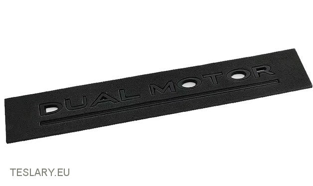Tesla Modelo 3/Y Dual Motor Logo Emblem Black, Red, Chrome, Gold