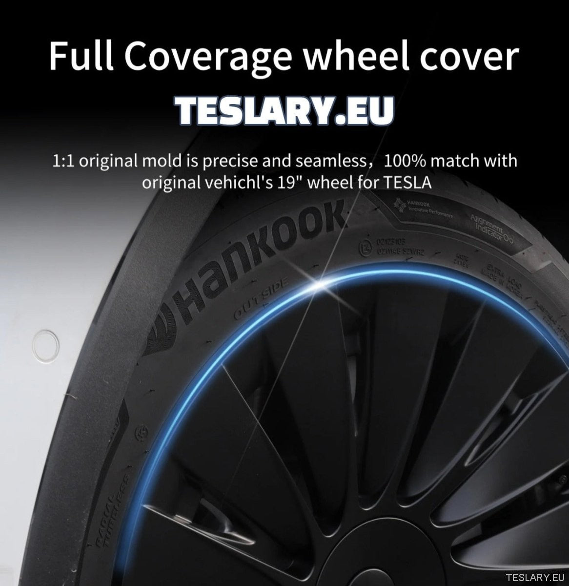 Tesla-malli Y 19" Täyspeitteiset urheilulliset suorituskykyiset pyöränsuojat
