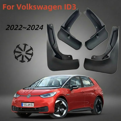 Volkswagen ID3 2021 - 2024 Front  Rear Fender Mud Flaps