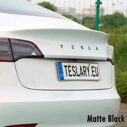 ABS 3D TESLA letter New Logo Style for your Tesla Model 3 Y S X - TESLARY Tesla Shop Accessories Europe Nederlands Dublin Cork Ireland Deutschland Espana Alicante France Italia