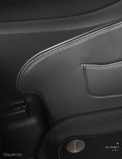 Tesla Model 3 /  Y Centre Console Side PU Leather Protector -TESLARY.IE Tesla Shop Europe