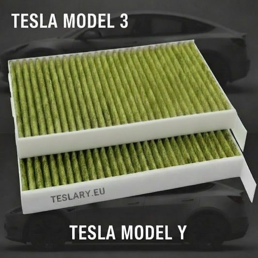 Air Filter for Tesla 3 / Y 2 Piece Kit - TESLARY Tesla Shop Accessories Europe Nederlands Ireland Deutschland Espana Alicante France Italia