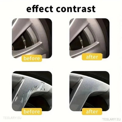 Alloy Wheel Repair Kit Silver - Universal - TESLARY Tesla Shop Accessories Europe Nederlands Dublin Cork Ireland Deutschland Espana Alicante France Italia