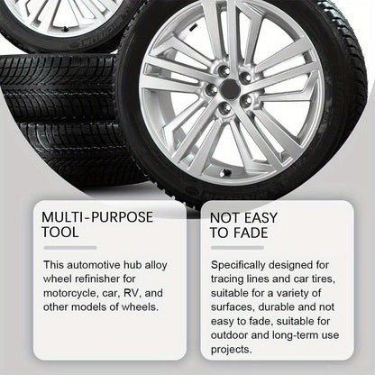 Automotive Hub Wheel Refinisher, Alloy Wheel Scratch Repair Paste, Car Maintenance Polishing Cream for Rust & Scale Removal - TESLARY Tesla Shop Accessories Europe Nederlands Ireland Deutschland Espana Alicante France Italia
