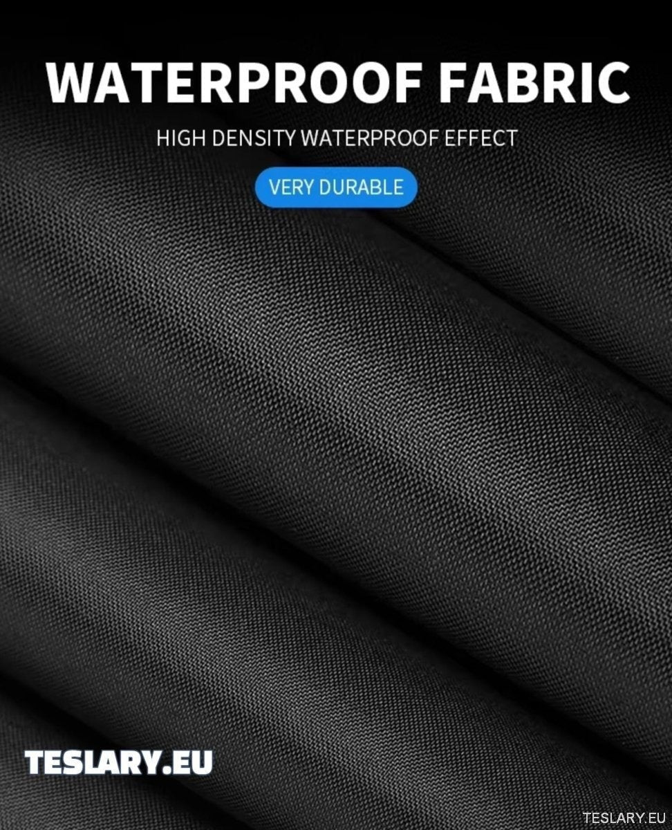 Black Wind & Rain Resistant Umbrella with Tesla Logo - TESLARY Tesla Shop Accessories Europe Nederlands Ireland Deutschland Espana Alicante France Italia