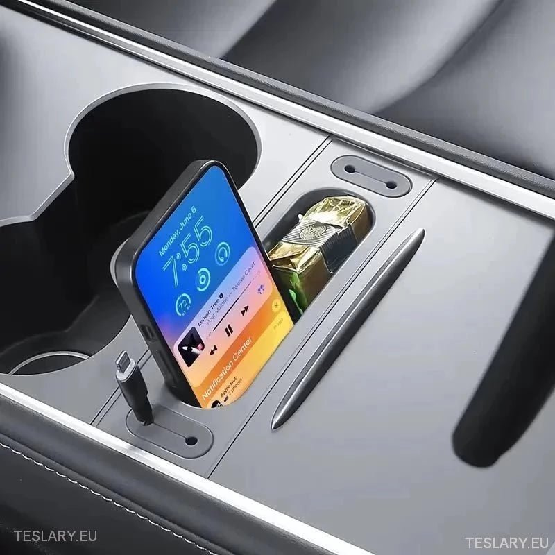 Centre Console Organiser Tesla 3/Y - TESLARY Tesla Shop Accessories Europe Nederlands Ireland Deutschland Espana Alicante France Italia