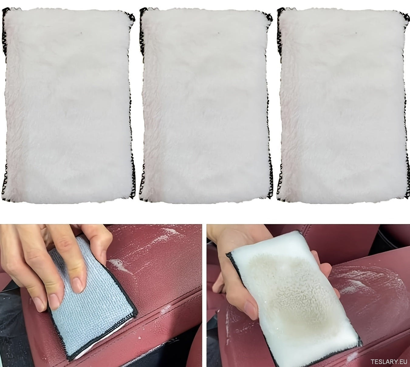 Set de burete de curățare a tapițeriei de lux, scaun și bloc de spălare de îngrijire exterioară, set de pânză