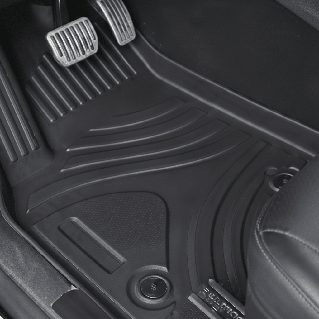 Elegant Stylish Car Floor Mats All-Weather TPE Mats for [RHD] Tesla MODELY 2022-2024 - TESLARY Buy Tesla Shop Accessories Europe Nederlands Dublin Cork Ireland Deutschland Espana Iceland Finland France Italia