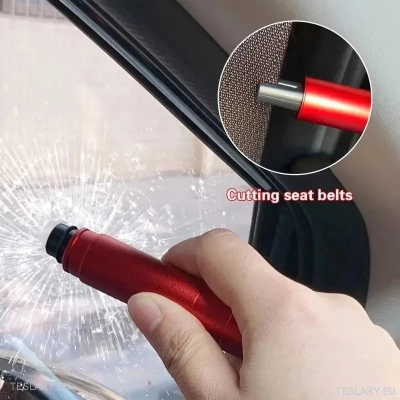 Emergency Escape Tool - Break Glass Allowing Quick Escape - Tesla Models 3 Y S X - TESLARY Tesla Shop Accessories Europe Nederlands Dublin Cork Ireland Deutschland Espana Alicante France Italia