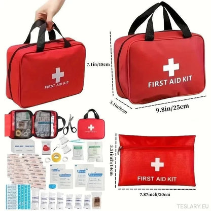 Emergency First Aid Kit (LARGE) - TESLARY Tesla Shop Accessories Europe Nederlands Dublin Cork Ireland Deutschland Espana Alicante France Italia