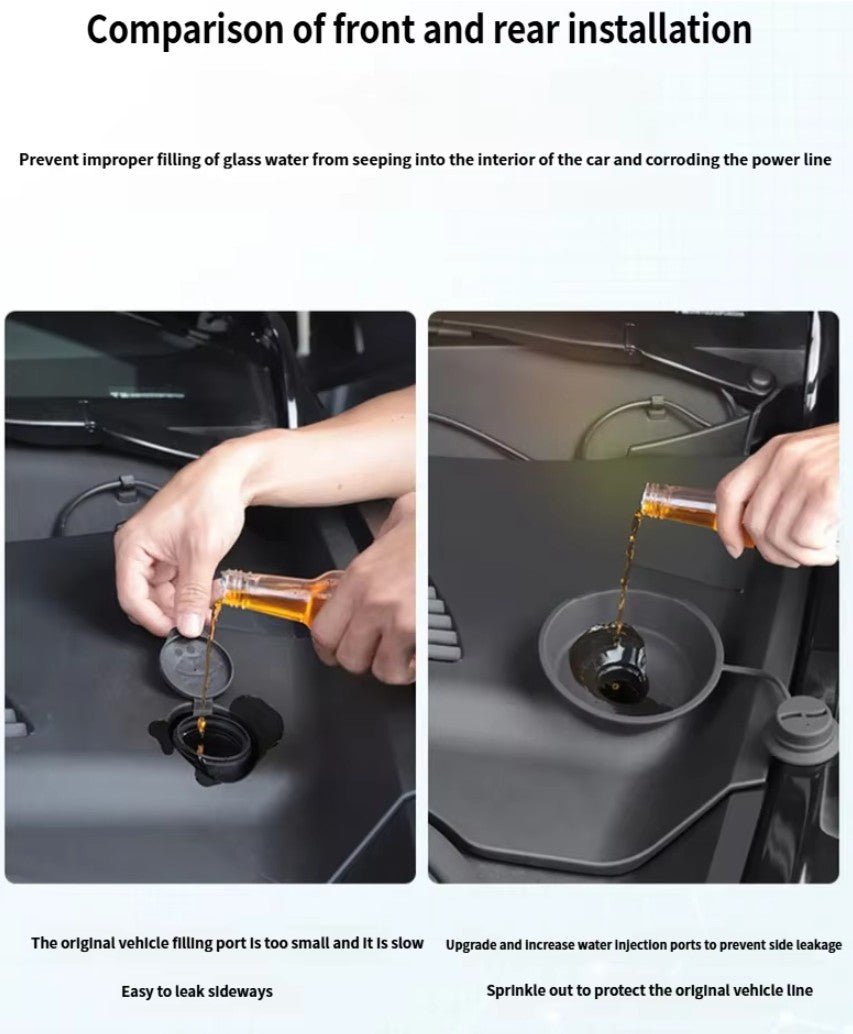 Water Reservoir Resovoir Cover for Tesla 3 / Y - Tesla Shop Europe - TESLARY.IE Ireland - France boutique- Deutschland Geschäft- España comercio - Nederland winkel- TESLARY.EU