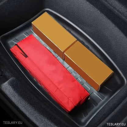 Front & Rear TPE Storage Mats for Tesla Model 3 Highland ( 2 ) - TESLARY Tesla Shop Accessories Europe Nederlands Dublin Cork Ireland Deutschland Espana Alicante France Italia