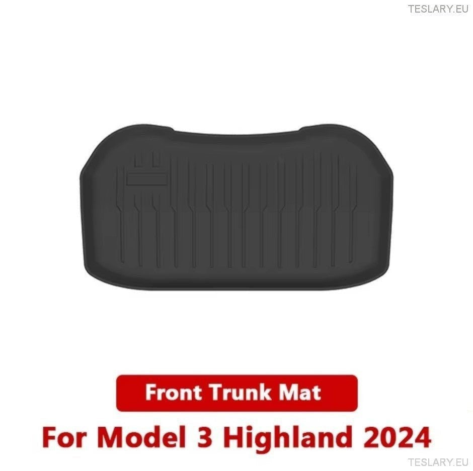 Fram- och bakre TPE -lagringsmattor för Tesla Model 3 Highland (2)