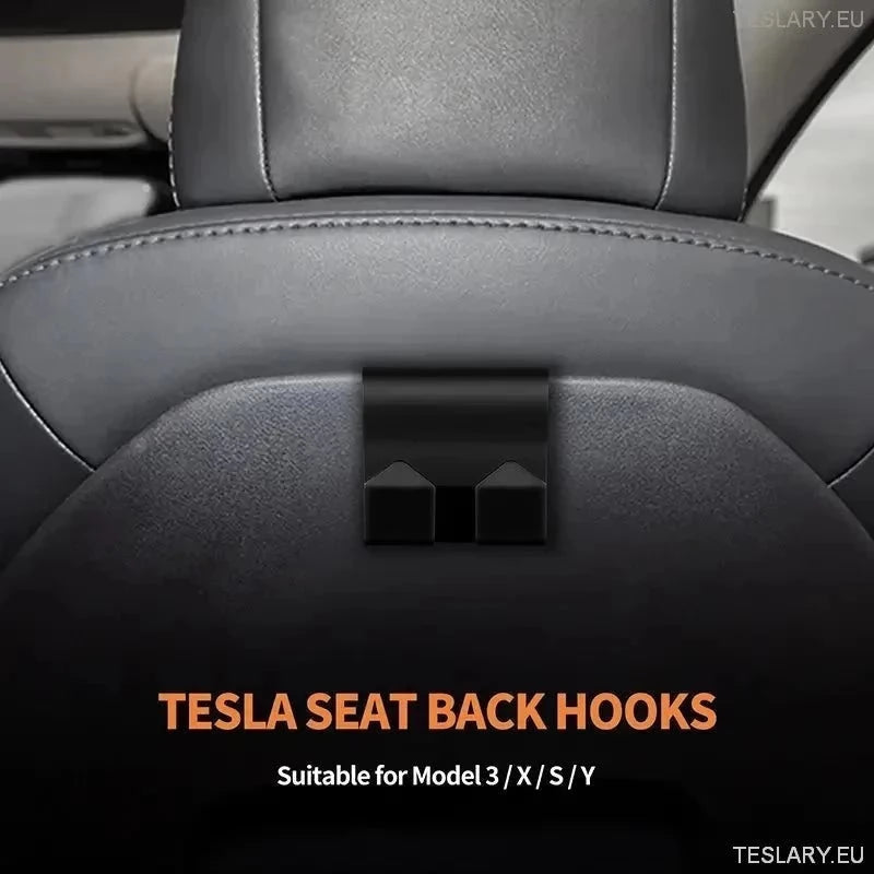 Front Seat Storage Hooks for Tesla Models 3 Y S X - TESLARY Tesla Shop Accessories Europe Nederlands Dublin Cork Ireland Deutschland Espana Alicante France Italia