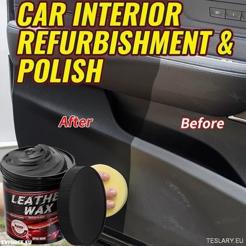 Leather Wax Protection Cream - TESLARY Tesla Shop Accessories Europe Nederlands Ireland Deutschland Espana Alicante France Italia