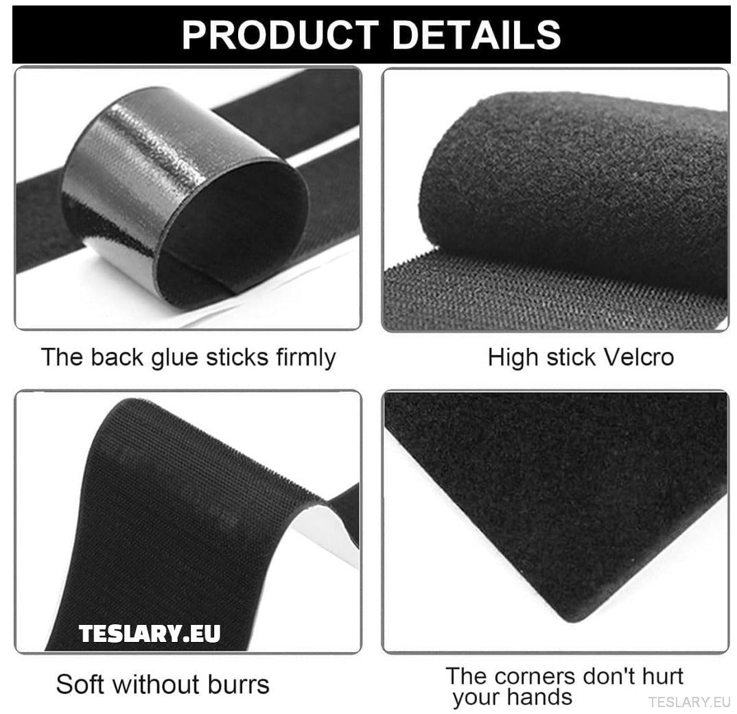 Titular de la matrícula velcro