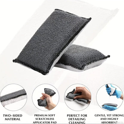 Luxury car upholstery cleaning sponge set, seat and exterior care washing block, cloth set - TESLARY Tesla Shop Accessories Europe Nederlands Ireland Deutschland Espana Alicante France Italia