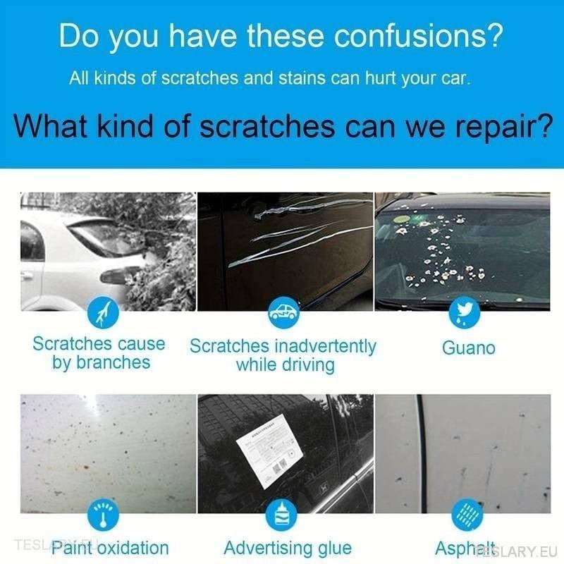 Nano Technology Scratch Repair Cloth - TESLARY Tesla Shop Accessories Europe Nederlands Dublin Cork Ireland Deutschland Espana Alicante France Italia
