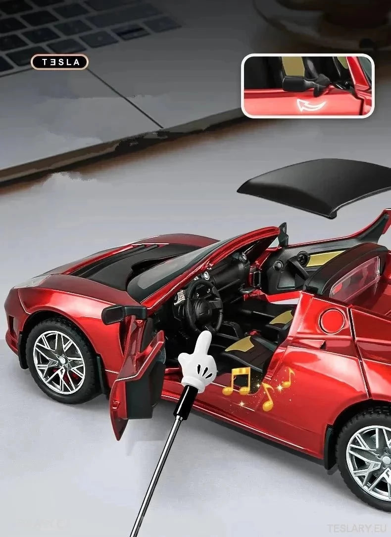 Оригинална Tesla Roadster Model Car 2012 1:24 Неофициална версия