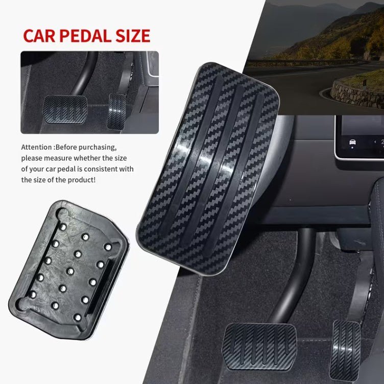 Performance Upgrade Tesla Model 3 , Model Y , Model 3 Highland and Model Y Juniper Non Slip Style Premium Brake & Accellerator Pedals - TESLARY Tesla Shop Accessories Europe Nederlands Dublin Cork Ireland Deutschland Espana Alicante France Italia